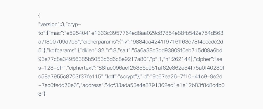 Keystore文件示例