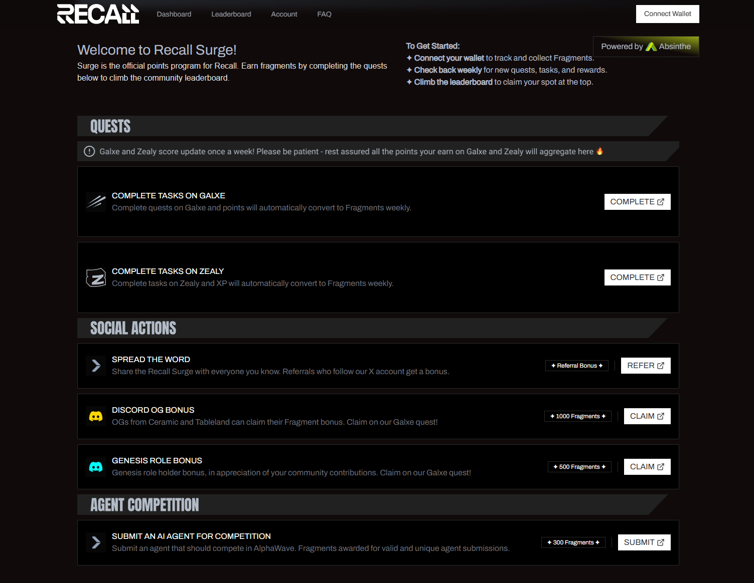本周精选交互项目：登陆“嘴撸”平台的Recall和Anoma；Kite AI测试网