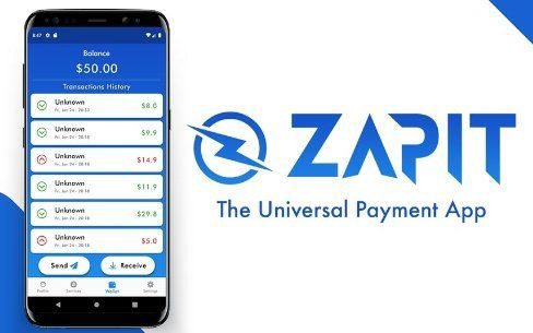 Zapit Wallet收付款界面