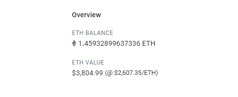 Etherscan 钱包总览