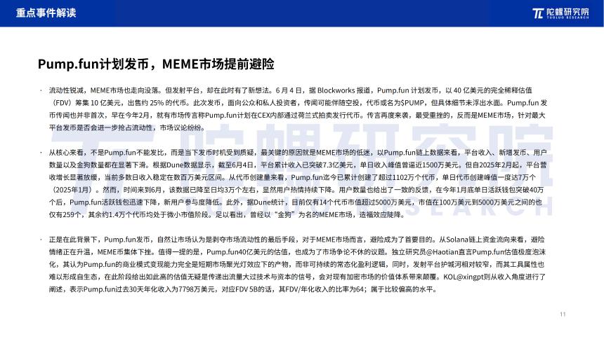 2025年6月Web3行业月度发展报告 |陀螺研究院