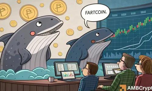 FARTCOIN巨鲸抛售843万美元，市场情绪低迷支撑位岌岌可危