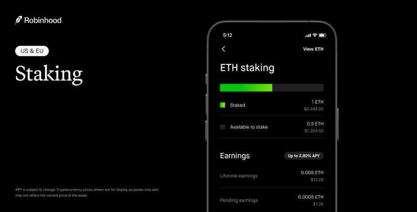 Robinhood推出股票代币，揭晓Layer2区块链，并通过永续期货和质押扩展欧盟和美国的加密货币套件