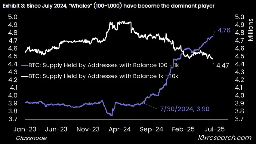 Bitcoin Whales Balance