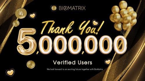 BioMatrix真实用户破500万：AI驱动的Web3身份验证新标杆