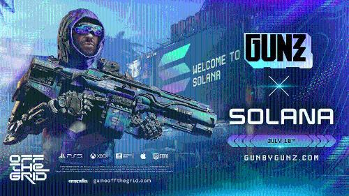 GUNZ扩展至Solana链 $GUN代币登陆引发市场关注