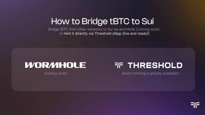 Threshold Network 的 tBTC 现已在 Sui 上线：开启比特币 DeFi 的新时代