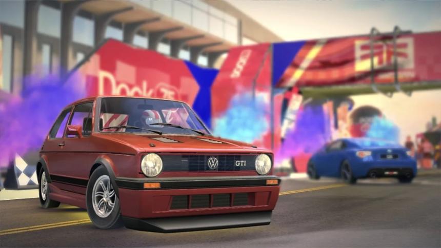 Nitro Nation: World Tour Volkswagen Gold GTI