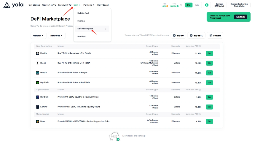 本周精选交互项目：Kuru测试网刷交易；Zama工会任务；Yala存稳定币