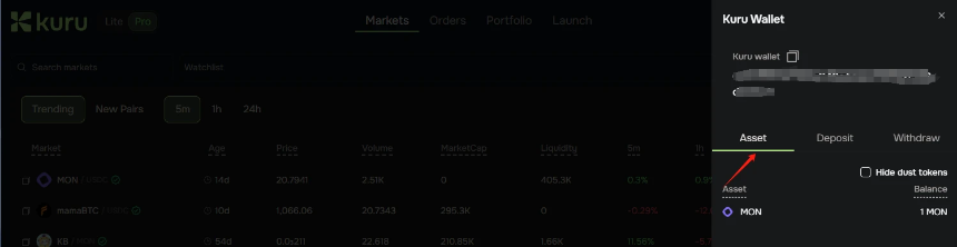 本周精选交互项目：Kuru测试网刷交易；Zama工会任务；Yala存稳定币
