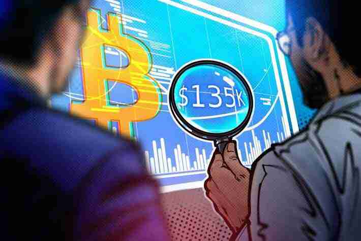 比特币（BTC）可能在重大市场回调前达到13.5万美元