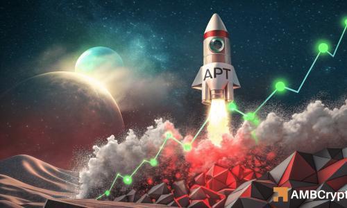 APT突破下降楔形但卖压与清算风险仍存