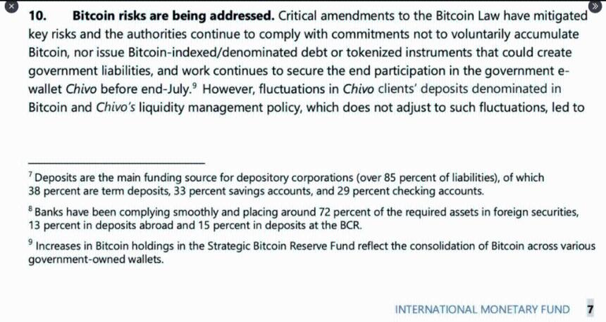  IMF重磅消息：萨尔瓦多2025年竟然没有购买比特币 