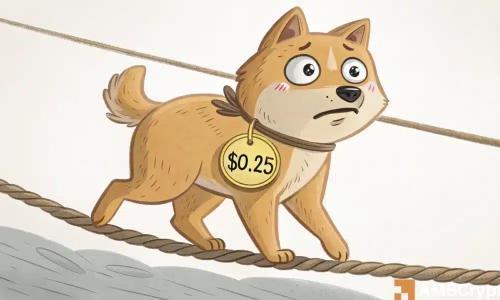 Doge冲高至0.25美元关键位，市场波动加剧