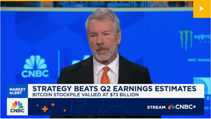 Saylor澄清Strategy的比特币策略：“我们不会囤积所有比特币”