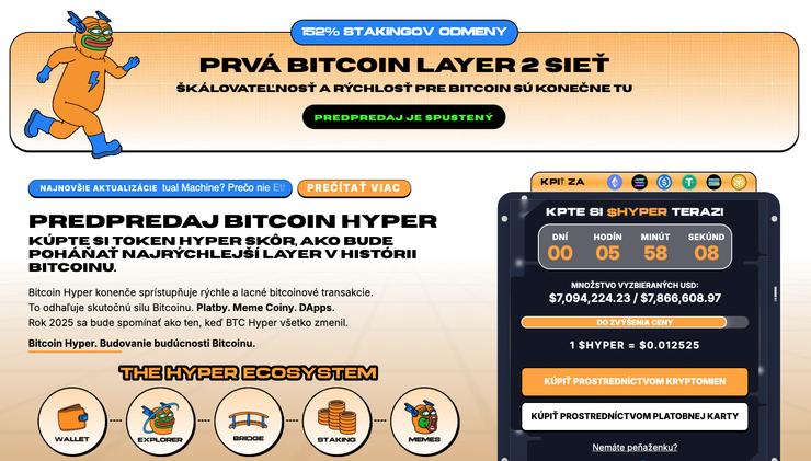 Bitcoin Hyper predpredaj