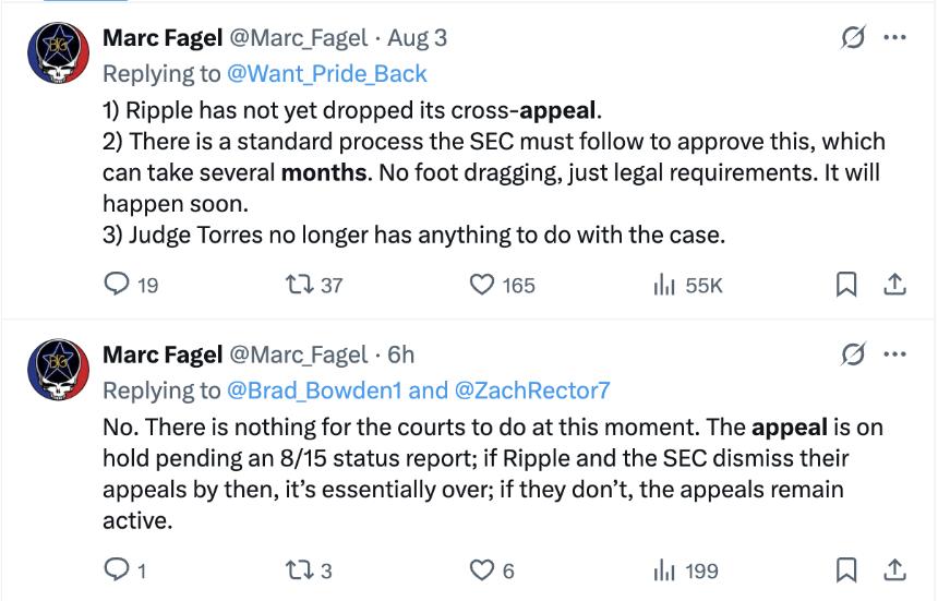 Ex SEC lawyer comments on Ripple SEC appeal