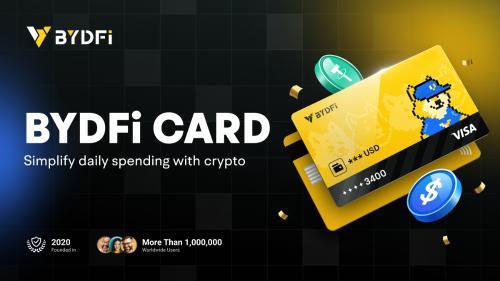 BYDFi Card上线：虚拟卡打通加密资产现实支付场景