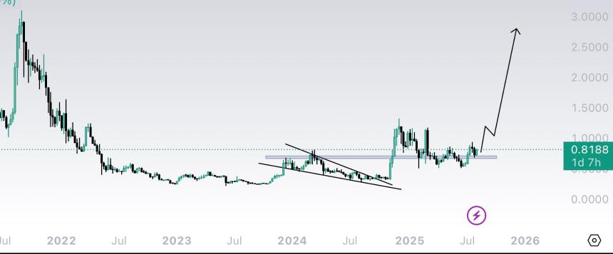 加密货币研究员为错过XRP抛物线运行的人们揭示了爆炸性的Cardano设置