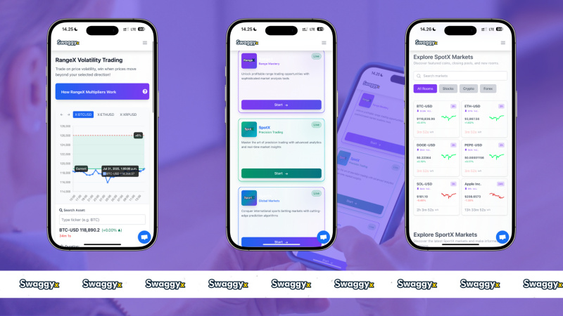 SwaggyX.com推出首个基于人工智能的Web3预测平台，用于加密货币、体育和全球事件