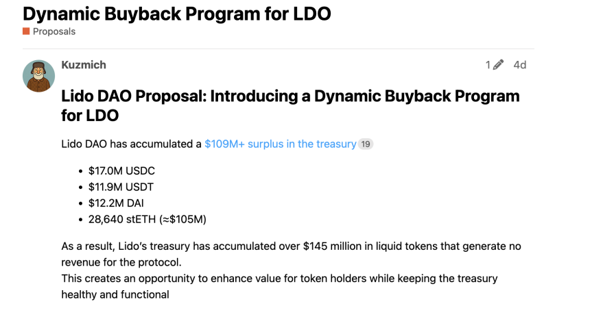 监管松绑叠加回购计划，Lido能否迎来价值重估？