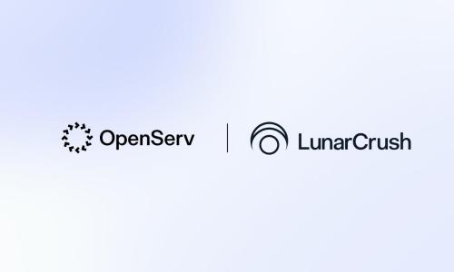 OpenServ与LunarCrush合作：每小时处理5000万条社交数据，推动AI应用创新