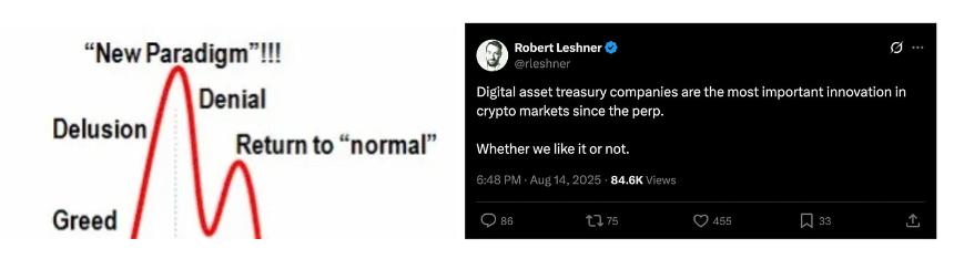 加密财库公司泡沫警示录：从「金融炼金术」到清算倒计时