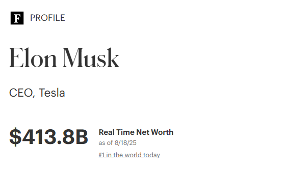 Elon Musk Net Worth Forbes