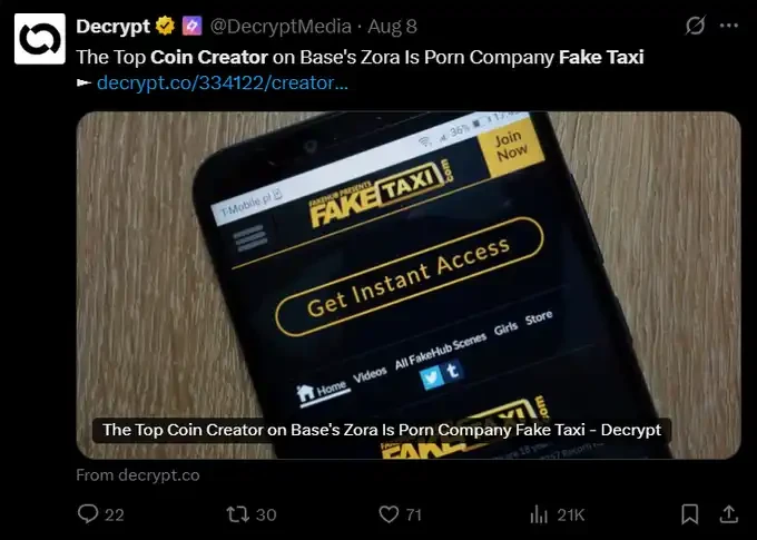 ZORA暴涨背后的链上文化扩张之路