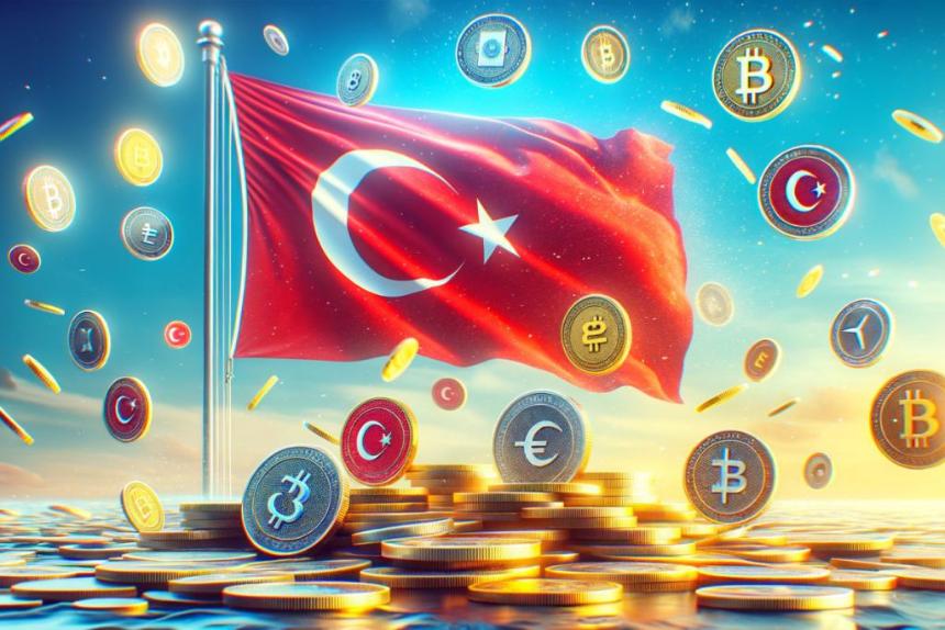 Turkey stablecoins flag