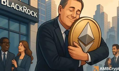 贝莱德增持3.14亿美元ETH 比特币波动中机构资金转向以太坊