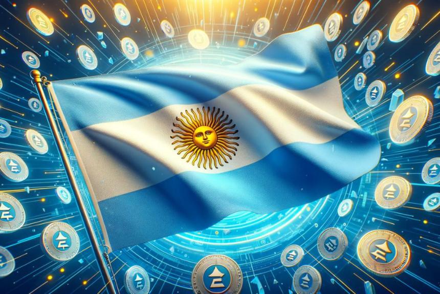 argentina flag in the wind stablecoins
