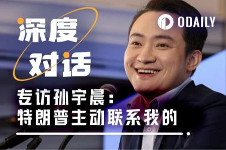 孙宇晨回应“概念神”标签：比特币波动背后是价值网络革命