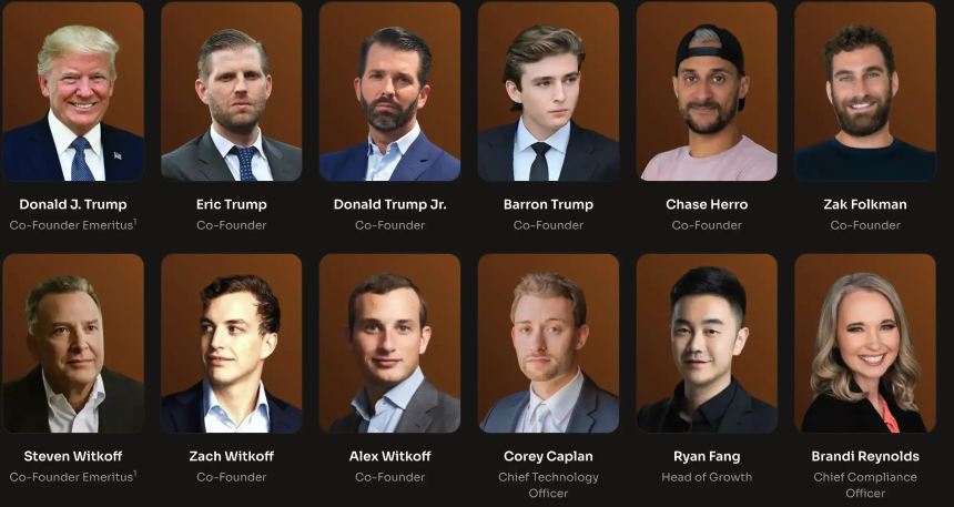 特朗普家族WLFI项目