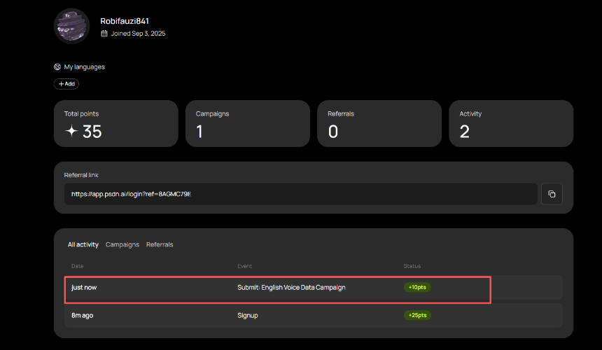 Poseidon任务完成确认