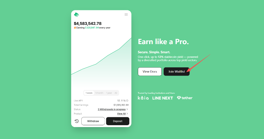 SuperEarn白名单申请页面