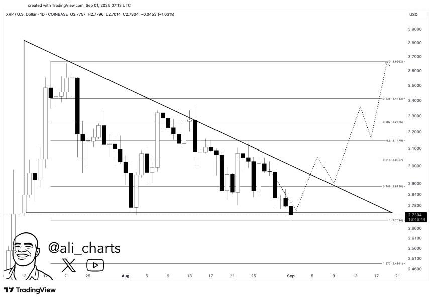 XRP 1D Chart Ali Charts