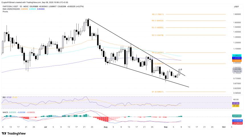 基于 Solana 的 meme 币 PENGU、FARTCOIN 和 BONK 在看涨势头中瞄准关键突破