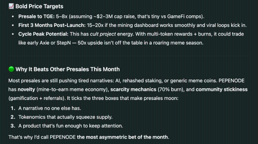 ChatGPT 预测 9 月份最佳投资预售