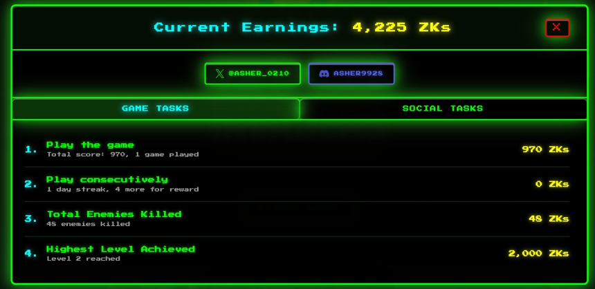 zkVerify上线小游戏，或是TGE前最后的“零撸”机会