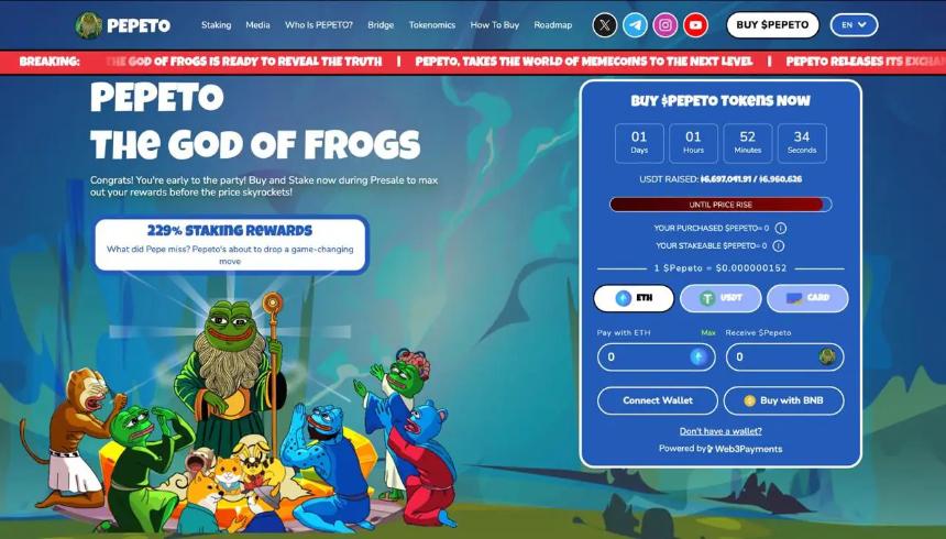 Pepeto的技术优势与市场潜力