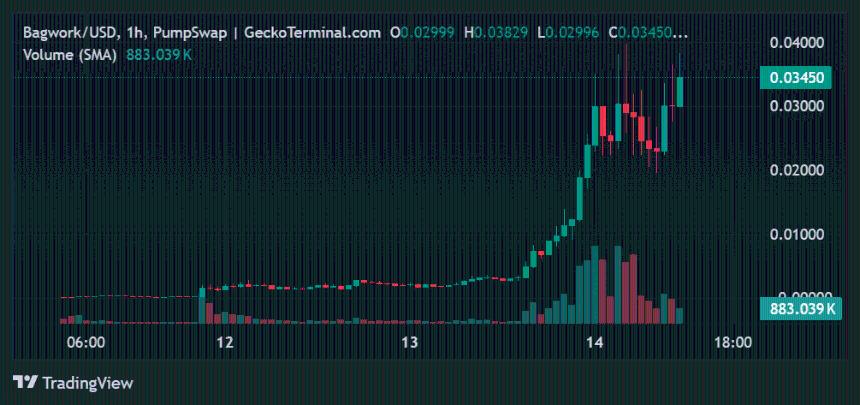 布拉德利·马丁健身房冲突引爆Solana Bagwork代币飙升至3600万美元