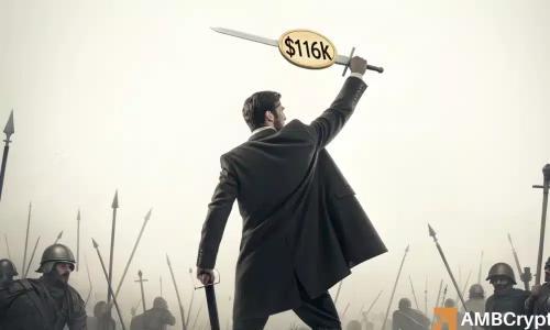 比特币逼近116000美元阻力位 流动性堆积与市场趋势成关键考验