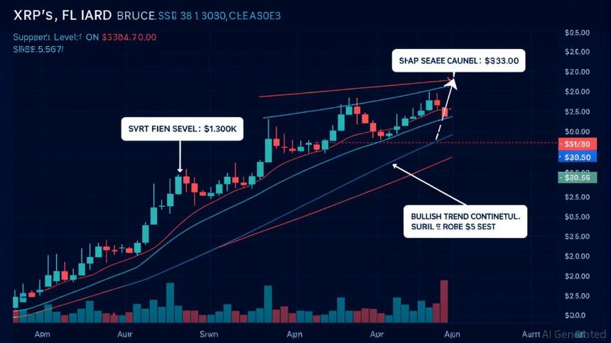 XRP牛市旗形形态显现，2025年增长潜力引发市场关注