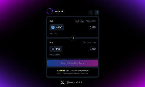Swap.io 推出 Solana 多路由器聚合平台，优化交易效率与安全性