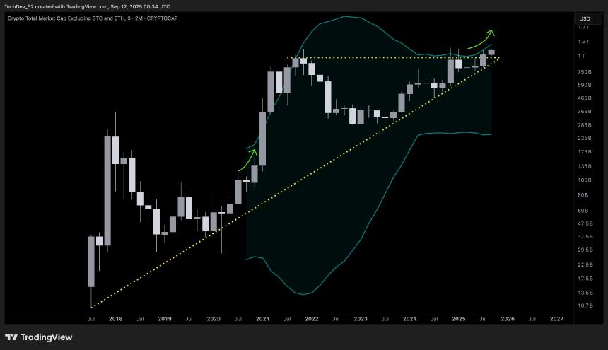 分析师发现比特币闪现先于三次牛市的趋势，并预测宏观山寨币将爆发