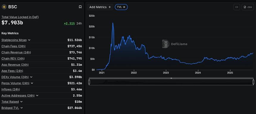BNB突破1000美元大关，超越Solana市值排名升至第五，BSC链上Memecoin热潮或成市场新趋势