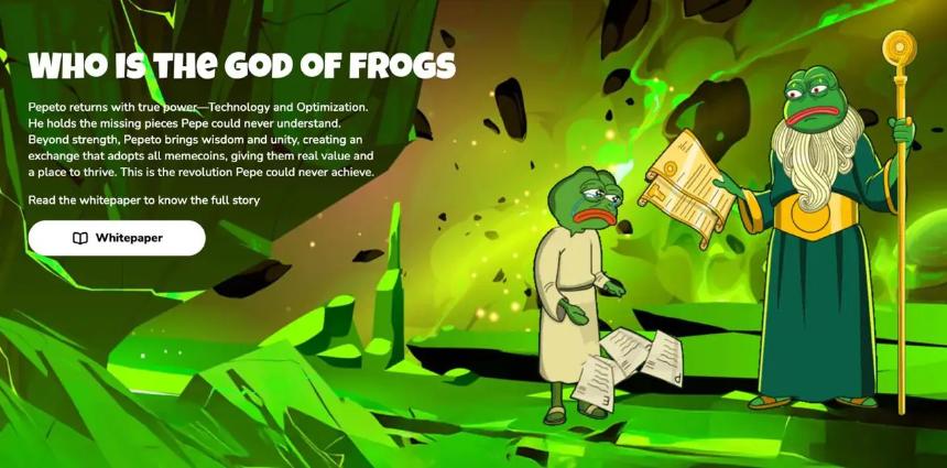 Pepeto：下一代meme币的崛起