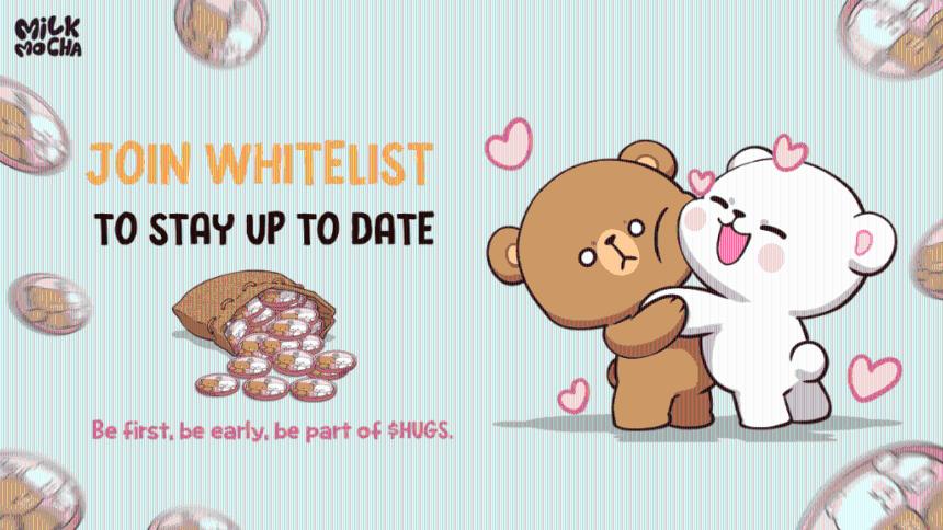  Milk & Mocha $HUGS 白名单解锁迷你游戏、NFT 和 50% APY 
