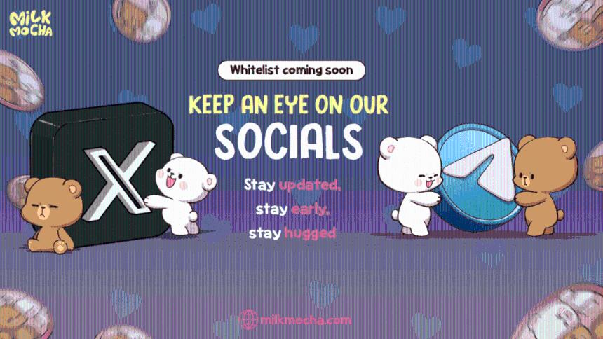  Milk & Mocha $HUGS 白名单解锁迷你游戏、NFT 和 50% APY 